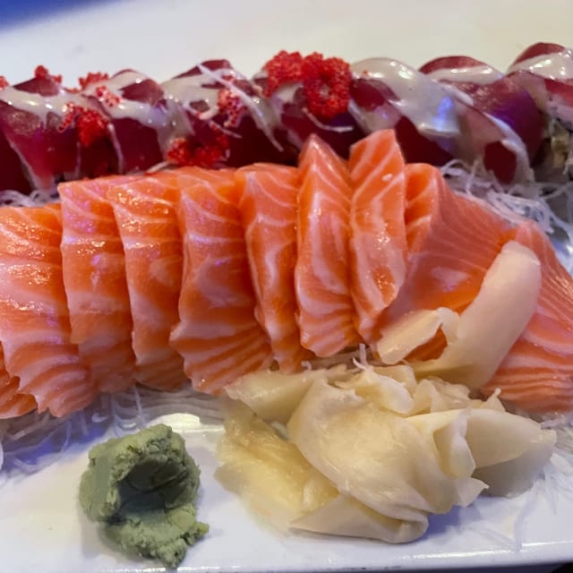 Salmon - Sake Sashimi.