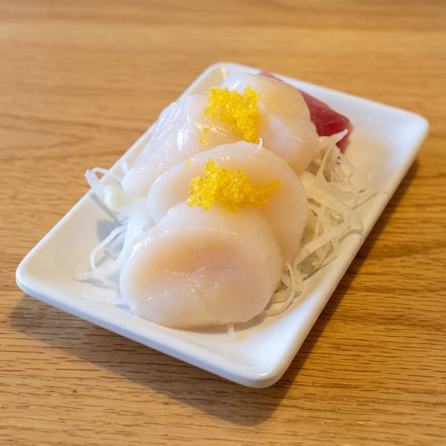 Diver Scallop - Hotate Sashimi.